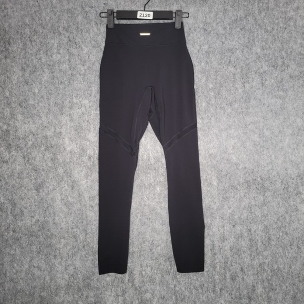 Gymshark Whitney Simmons Mesh Leggings Black S Small Scrunch Butt‎ Sheer Panels